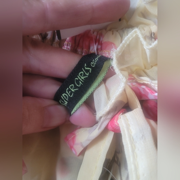 Long yellow floral dress - Picture 5 of 5